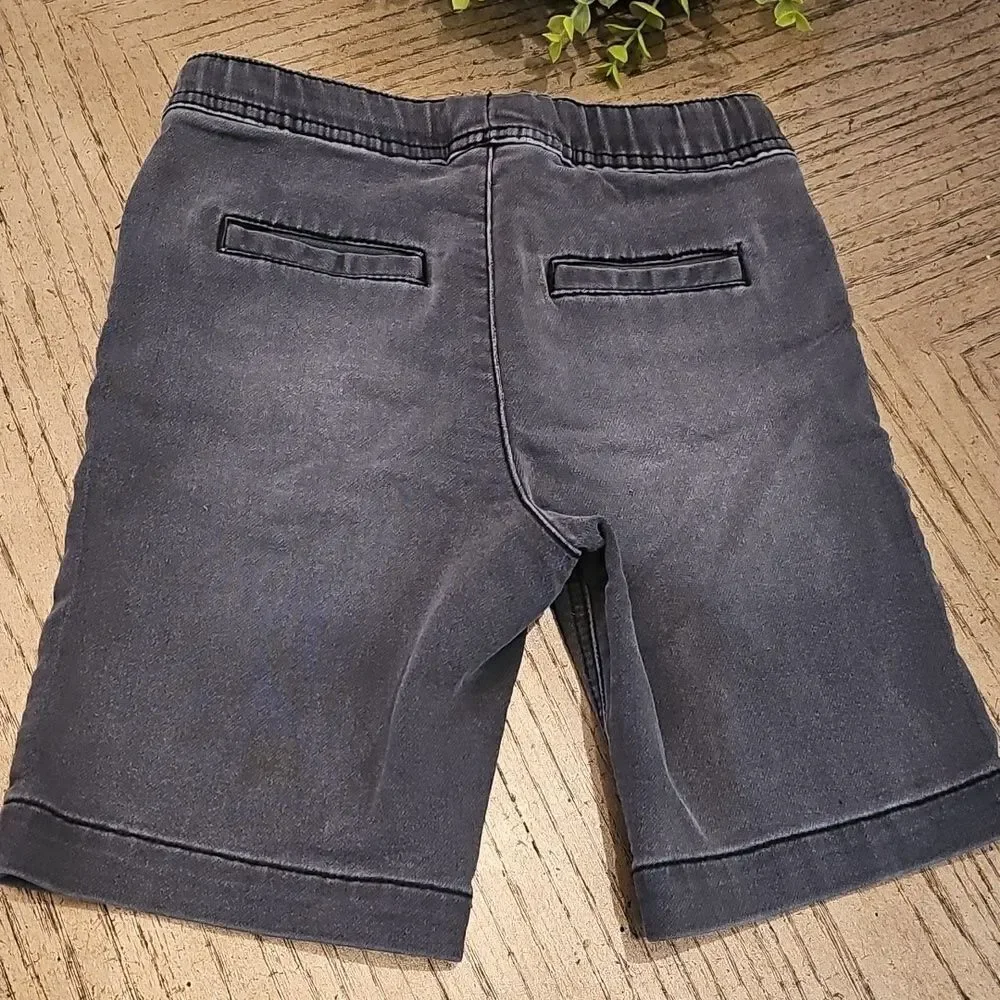 Kids Black Denim Shorts Size 7 Epic Threads